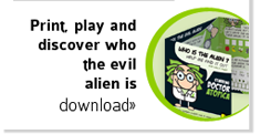 print, play and discover who the evil alien is